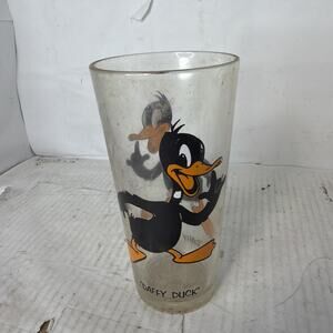 Vintage 1973 Looney Tunes Daffy Duck Pepsi Collector Glass